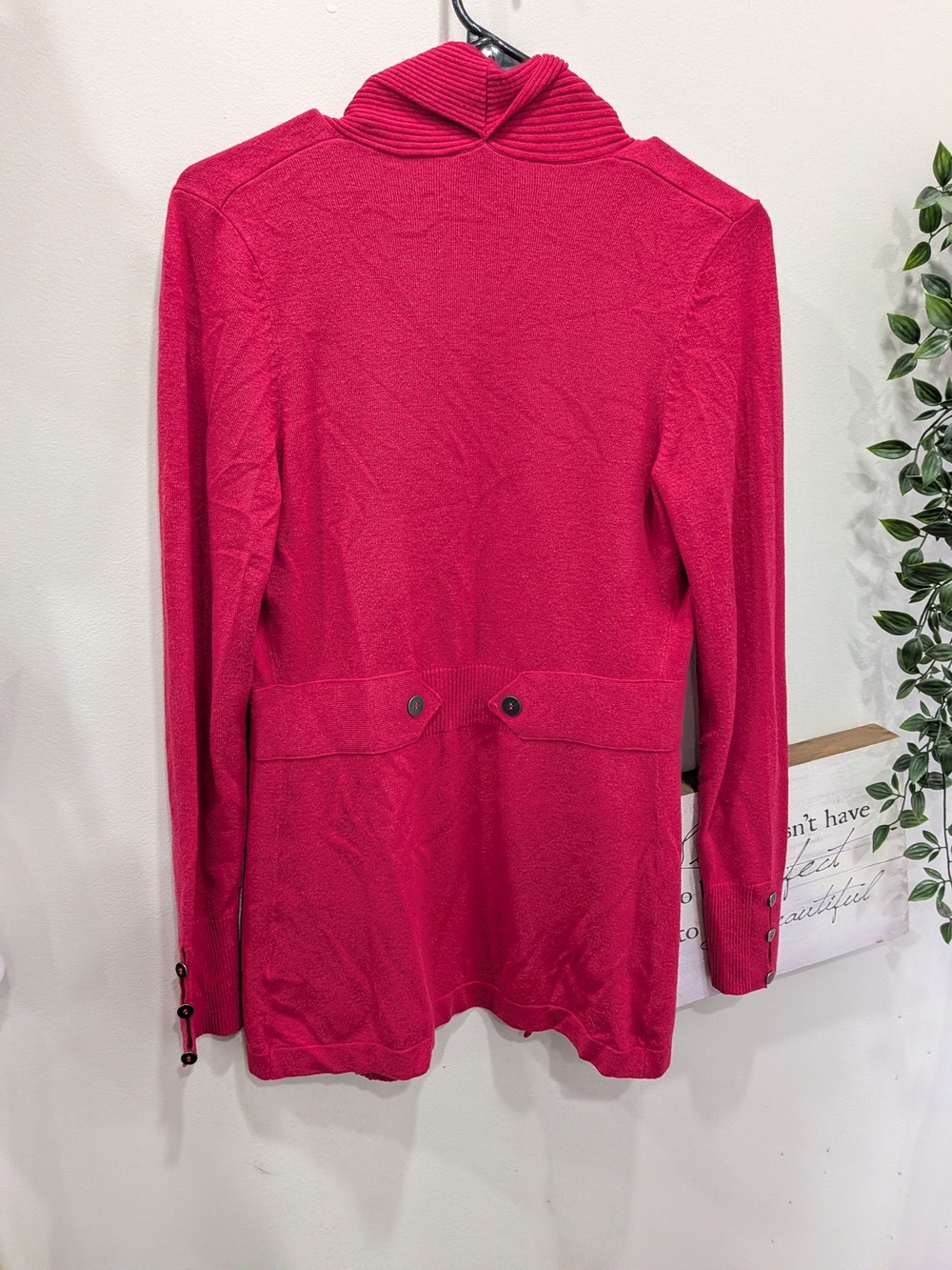 Ricki's Pink Open-Front Cardigan Jacket In Excellent Condition - Picture 8 of 8